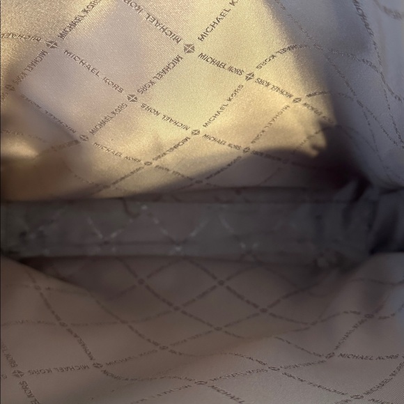 Michael Kors Jaycee Large Blush Logo Backpack Denim Transfer - Picture 9 of 16